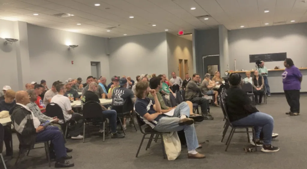 LNG Information Session in Eddystone disrupted by Steamfitters Local 420